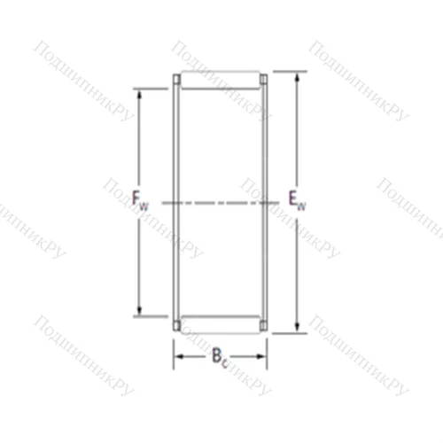 Подшипник игольчатый радиальный RF 303429