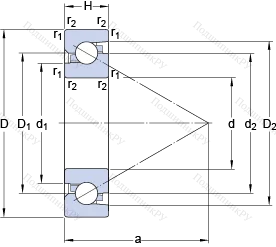 Подшипник BSD 55100 C