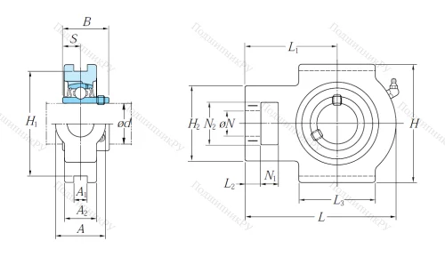 Подшипниковый узел UCT 212 J в Тольятти