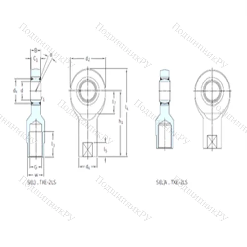 Подшипник скольжения сферический SIL 50TXE-2LS