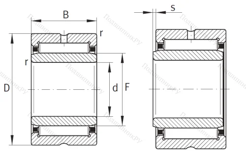 Игольчатый подшипник NA 4903 XL