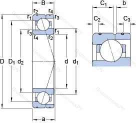 Подшипник 71915 ACE/HCP 4AL