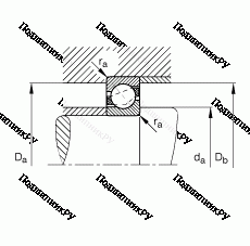 Подшипник 7306-B-TVP