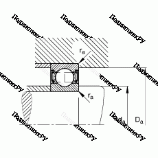 Подшипник 6006-2RSR